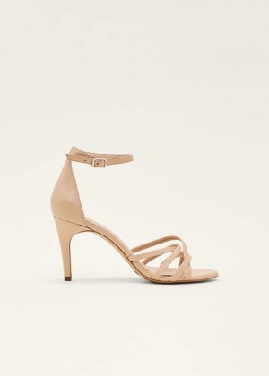 Beige Phase Eight Barely There Heels | 6321WTGIS