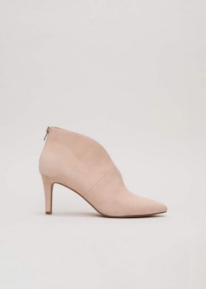 Beige Phase Eight Cut Out Boots | 1240TOWHX