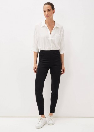 Black Phase Eight Amina Skinny Trousers | 9054UNSLD