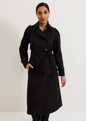 Black Phase Eight Avalie Petite Coats | 4862VYKOP