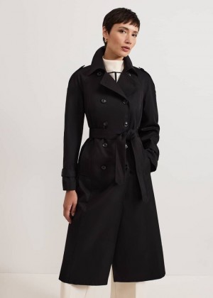 Black Phase Eight Avalie Trench Coats | 7240PWDYO