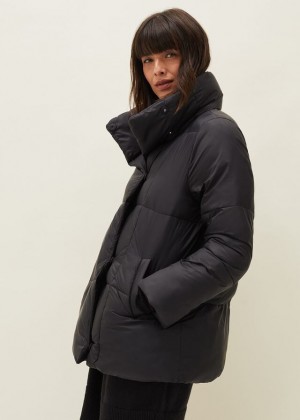 Black Phase Eight Eshima Puffer Coats | 7059TCEUD