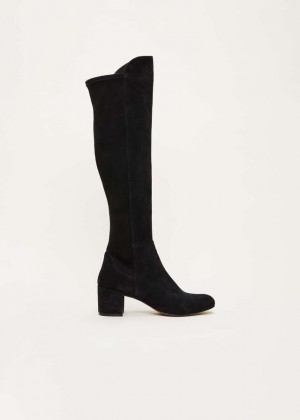 Black Phase Eight Milly Knee High Boots | 0984BECNG