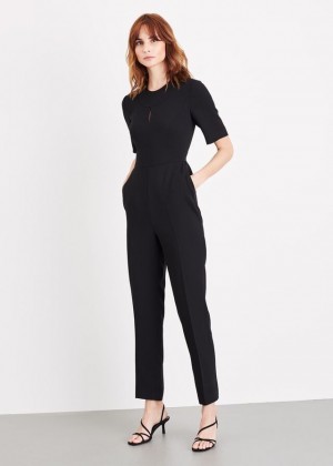 Black Phase Eight Nina City Jumpsuit | 4321VJTXZ