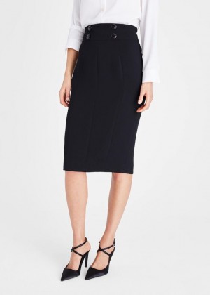 Black Phase Eight Nina City Skirts | 7389IROGD