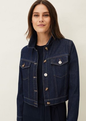 Blue Phase Eight Caitlin Denim Jackets | 1623SDRLY