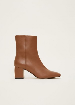 Brown Phase Eight Heeled Boots | 1250ULFNZ