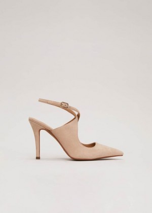 Cream Phase Eight Cross Overs Heels | 6714GZVYC