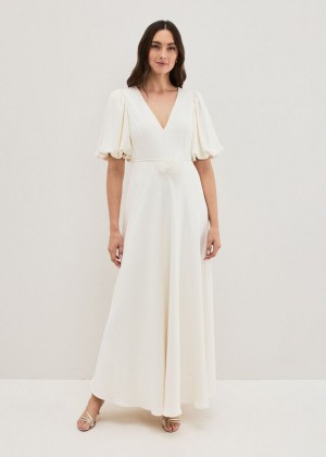 Cream Phase Eight Ellie Cream Wedding Dress | 5163OGNJS