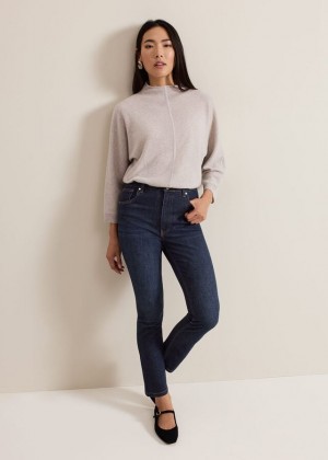 Dark Wash Phase Eight Sara Slim Leg Jeans | 9673XTFEL