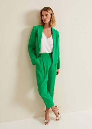 Green Phase Eight Adria Tapered Trousers | 2845EWBCY