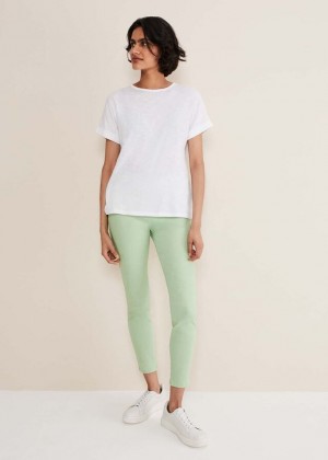 Green Phase Eight Amina Trousers | 4165VMNBO