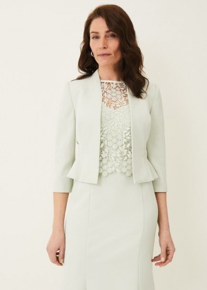 Green Phase Eight Georgia Occasion Jackets | 8247RTJMN