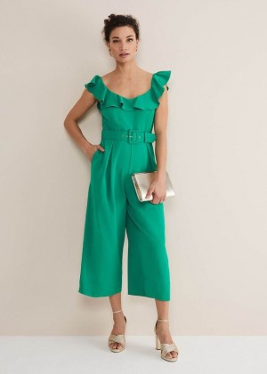 Green Phase Eight Tazanna Jumpsuit | 7542EWCBQ