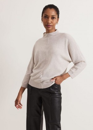 Grey Phase Eight Layla Cashmere Knitwear | 6754JYXWI