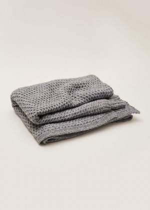 Grey Phase Eight Miyated Blanket Scarves | 6720OICFS