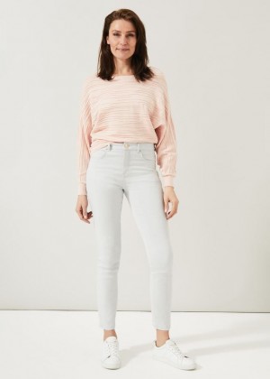 Light Grey Phase Eight Ismay Skinny Jeans | 4601FKNEP