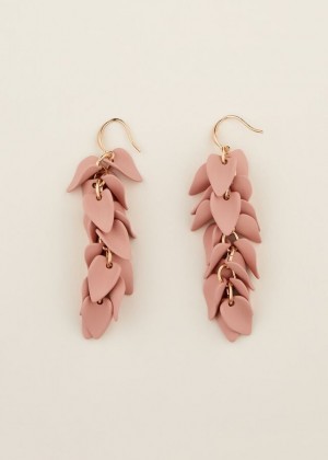 Light Pink Phase Eight Petal Drop Jewellery | 2586MGDQB