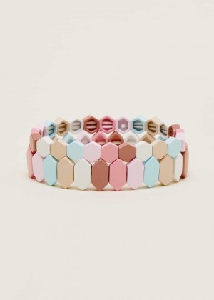 Multicolor Phase Eight Pastel Beaded Pack Jewellery | 6019IXDMQ