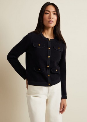 Navy Phase Eight Libbyted Jackets | 6537SZFUX