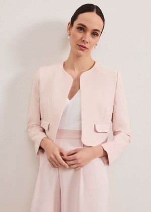 Pink Phase Eight Emma Pocket Jackets | 2698NDKCI