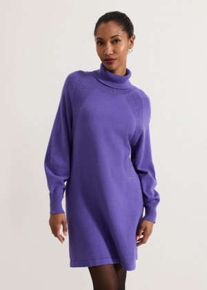 Purple Phase Eight Ellie Dress | 9031MVYRZ