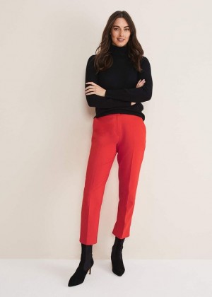 Red Phase Eight Ulrica Straight Legs Trousers | 3548YWZOH