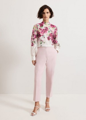 Rose Phase Eight Ulrica Tapered Trousers | 7218AZJGM