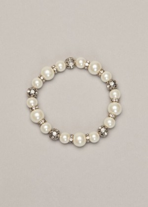 Silver Phase Eight Parma Pearl And Crystal Jewellery | 3792GWXKA