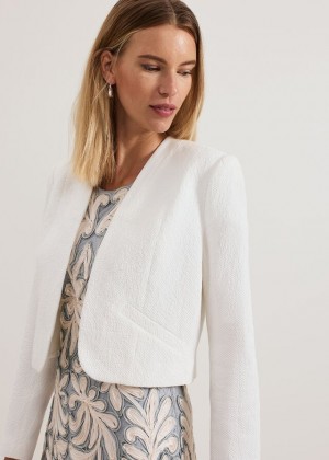 White Phase Eight Olivia Jackets | 8412FRMDG