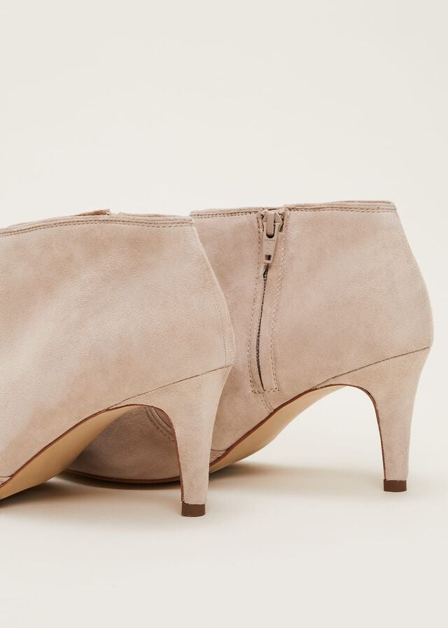 Beige Phase Eight Panelled Boots | 4196FEPHG