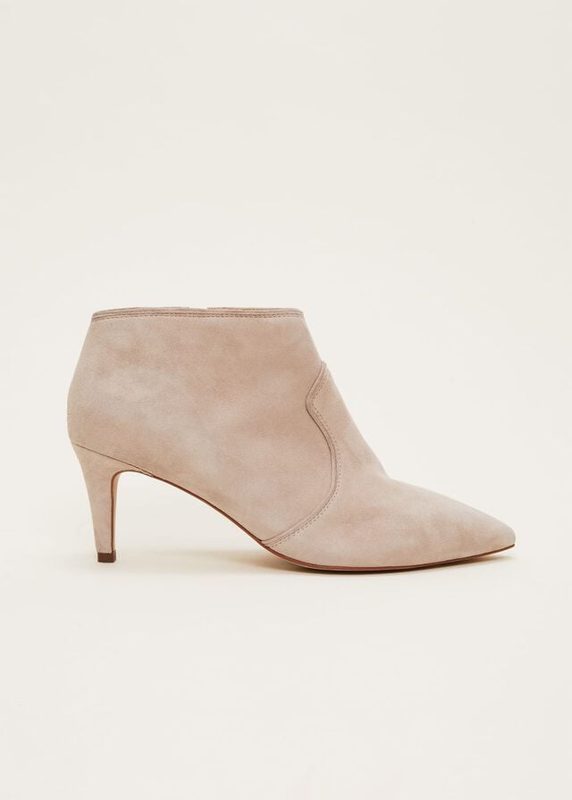 Beige Phase Eight Panelled Boots | 4196FEPHG