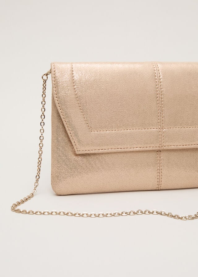 Beige Phase Eight Stitch Square Bags | 9278CLPNX