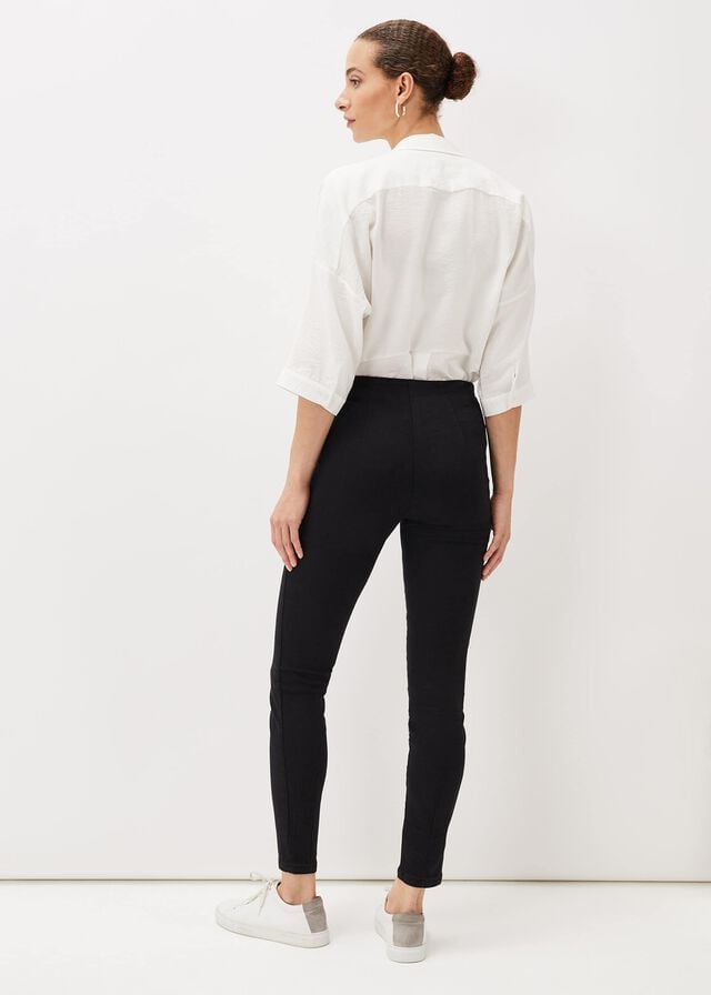 Black Phase Eight Amina Skinny Fit Jeans | 8273VXRDZ