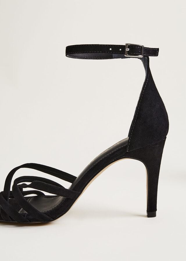 Black Phase Eight Barely There Heels | 4169WPIBS