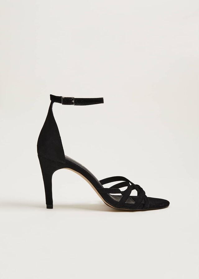 Black Phase Eight Barely There Heels | 4169WPIBS