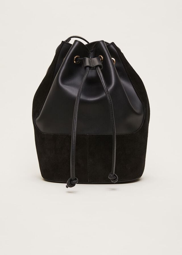 Black Phase Eight Bucket Bags | 2985TNPQW