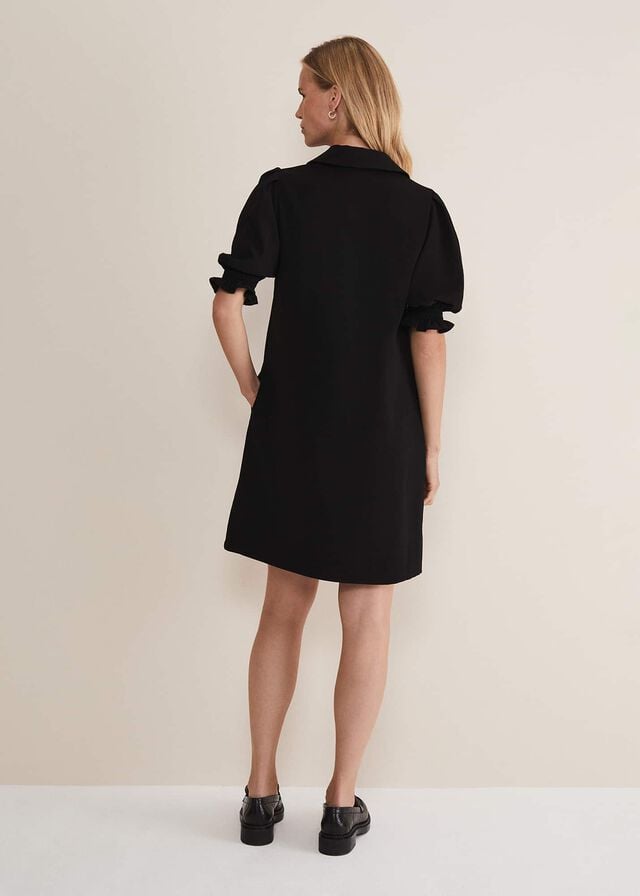 Black Phase Eight Candice Zip Dress | 0192AIOSJ