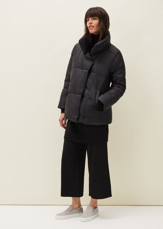 Black Phase Eight Eshima Puffer Coats | 7059TCEUD