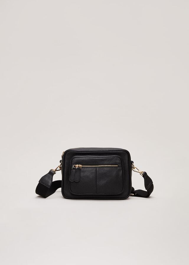 Black Phase Eight Leather Bags | 6728ZYVXQ