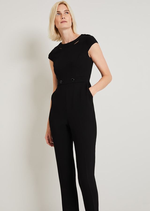 Black Phase Eight Margot City Jumpsuit | 1378HYNRW