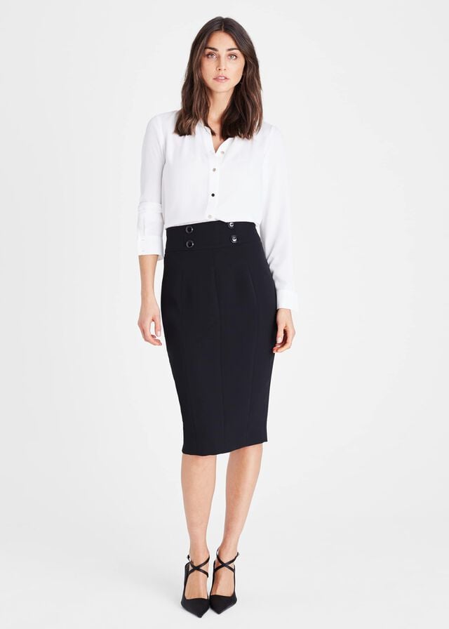 Black Phase Eight Nina City Skirts | 7389IROGD