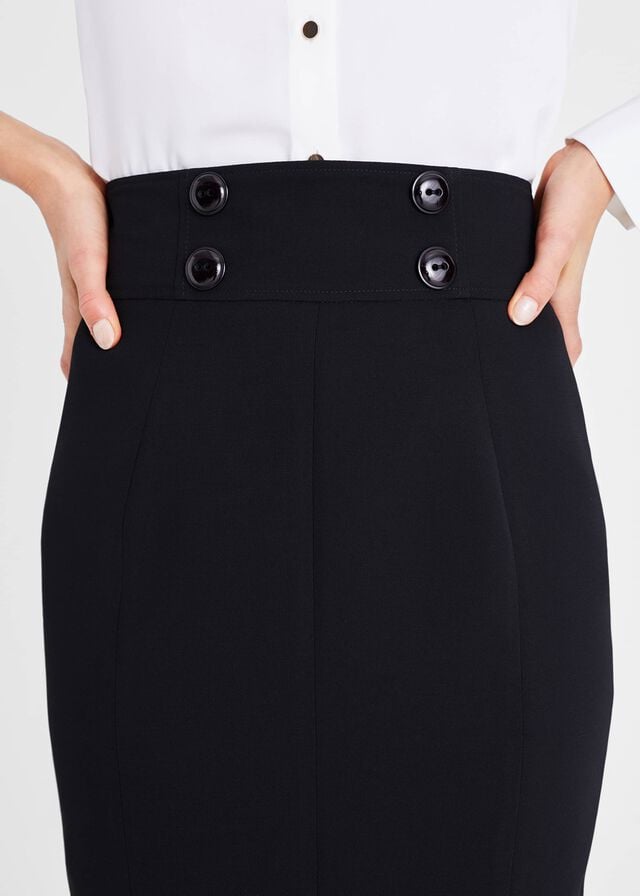 Black Phase Eight Nina City Skirts | 7389IROGD