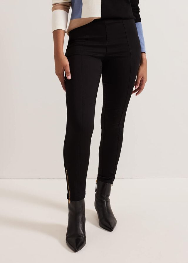 Black Phase Eight Petite Amina Skinny Jeans | 8105YNRXF