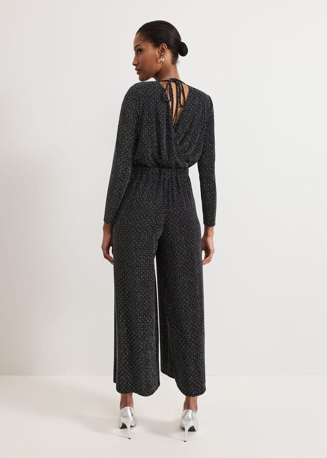 Black Phase Eight Sasha Sparkle Jumpsuit | 1067IKDZG