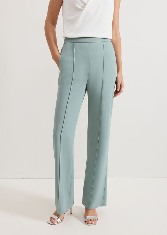 Blue Phase Eight Bowen Eau De Nil Trousers | 8679FYANV