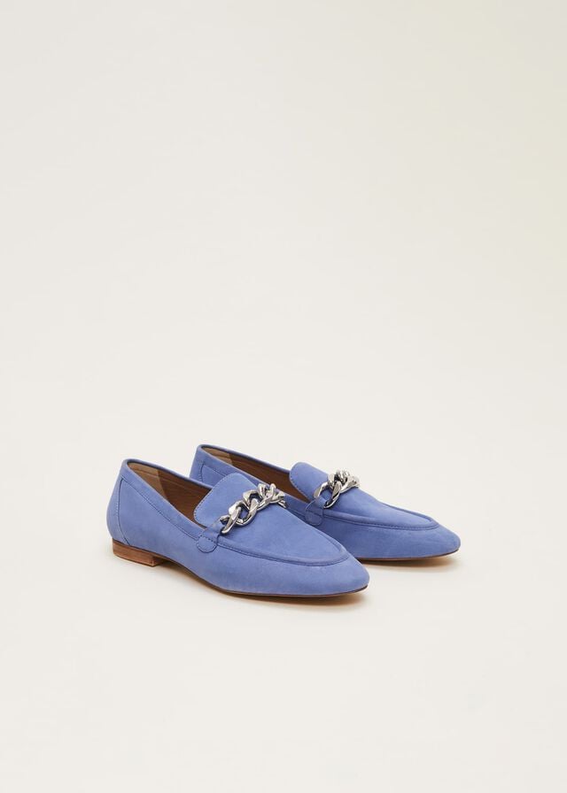 Blue Phase Eight Chain Detail Flats | 2916DFMZV