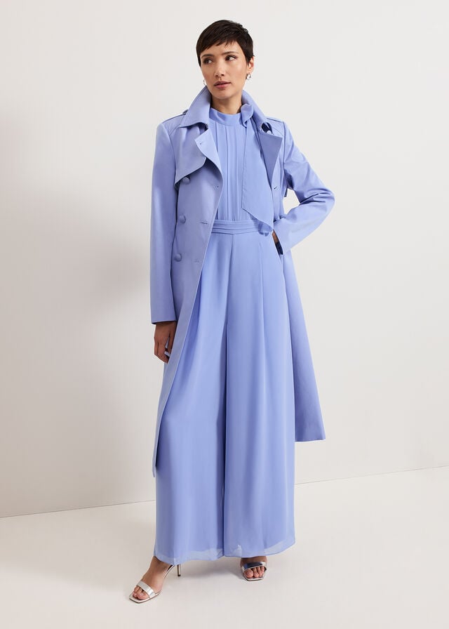 Blue Phase Eight Cheryl Trench Coats | 6851KEIMH