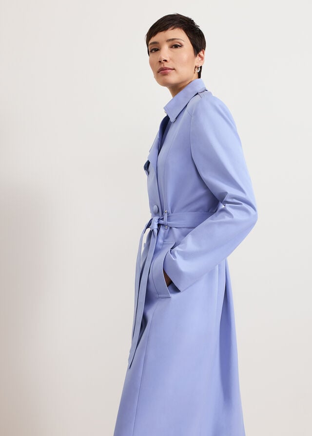 Blue Phase Eight Cheryl Trench Coats | 6851KEIMH