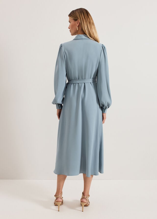 Blue Phase Eight Phillippa Wrap Dress | 2358LREON